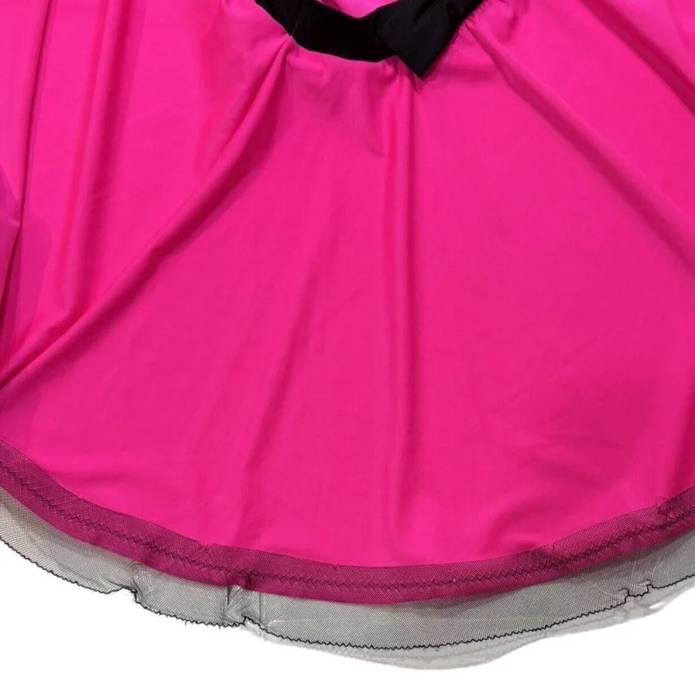CURTAIN CALL Dance Dress Costume Girls‎ Size CLA Pink Black Leotard Barbie-Core